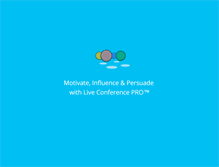 Tablet Screenshot of liveconferencepro.com